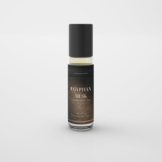 UniquelyForU Egyptian Musk Fragranced Body Oil Roll-on 1 oz made with love Brunswick County Virginia UNIQUELYFORU.COM