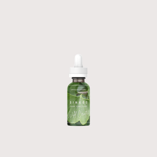 UniquelyForU Ginkgo Leaf Tincture Wild Crafted UNIQUELYFORU.COM