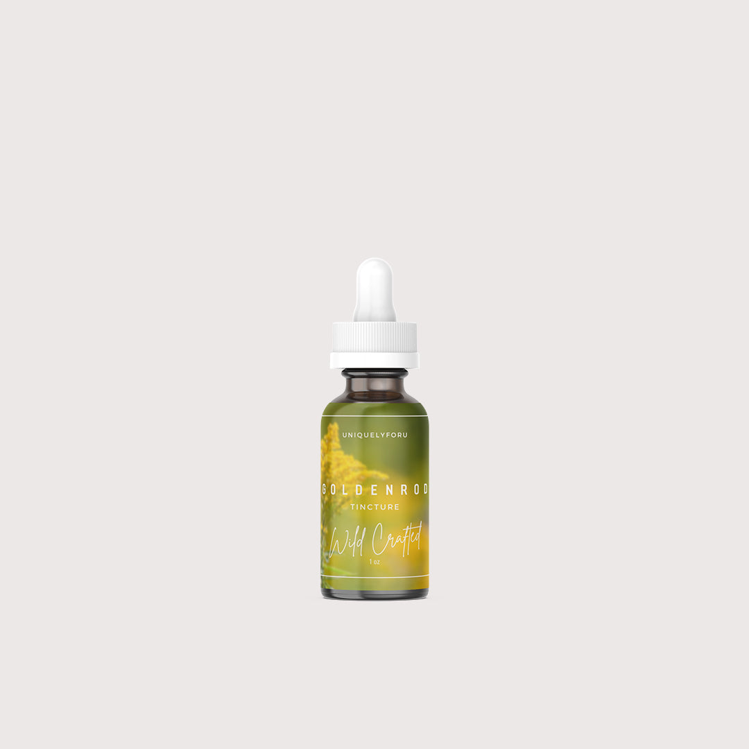 UniquelyForU Goldenrod Tincture Wild Crafted UNIQUELYFORU.COM