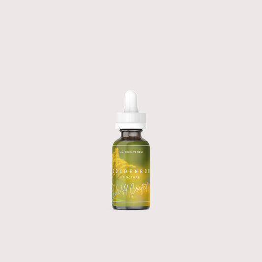 UniquelyForU Goldenrod Tincture Wild Crafted UNIQUELYFORU.COM