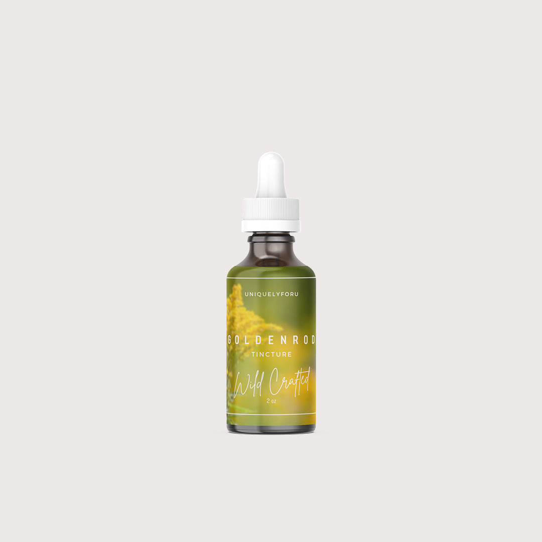 UniquelyForU Goldenrod Tincture Wild Crafted UNIQUELYFORU.COM