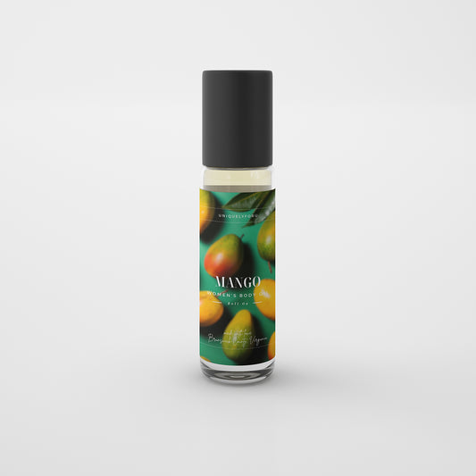 UniquelyForU Mango Fragranced Body Oil Roll-on 1 oz made with love Brunswick County Virginia UNIQUELYFORU.COM