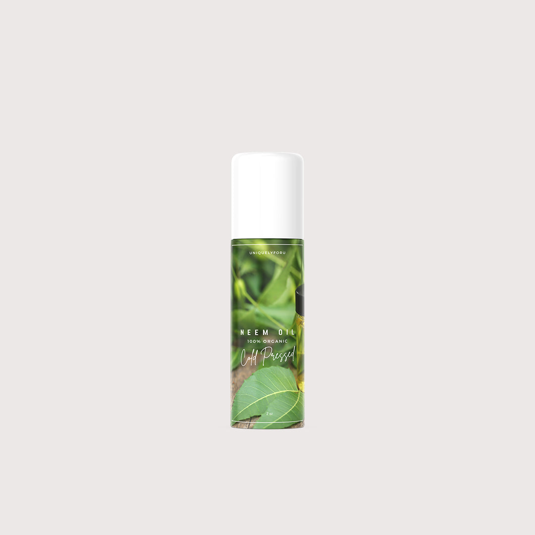 Neem Oil 100% Organic, Cold Pressed, 2 oz