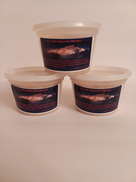 Pink Himalayan Salt 1 lb (Set of 3)