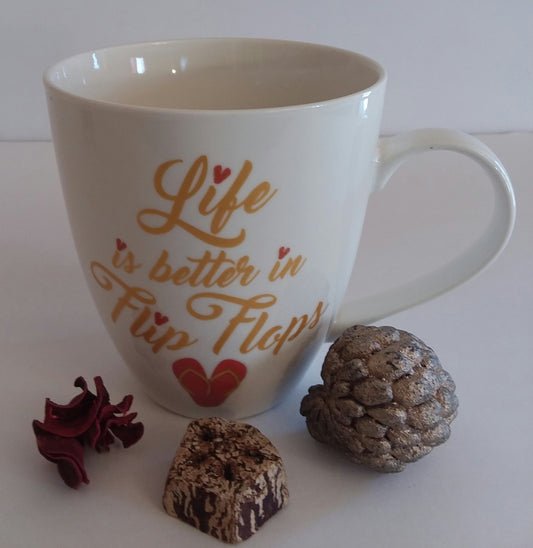 Life is Better in Flip Flaps Mug 16oz