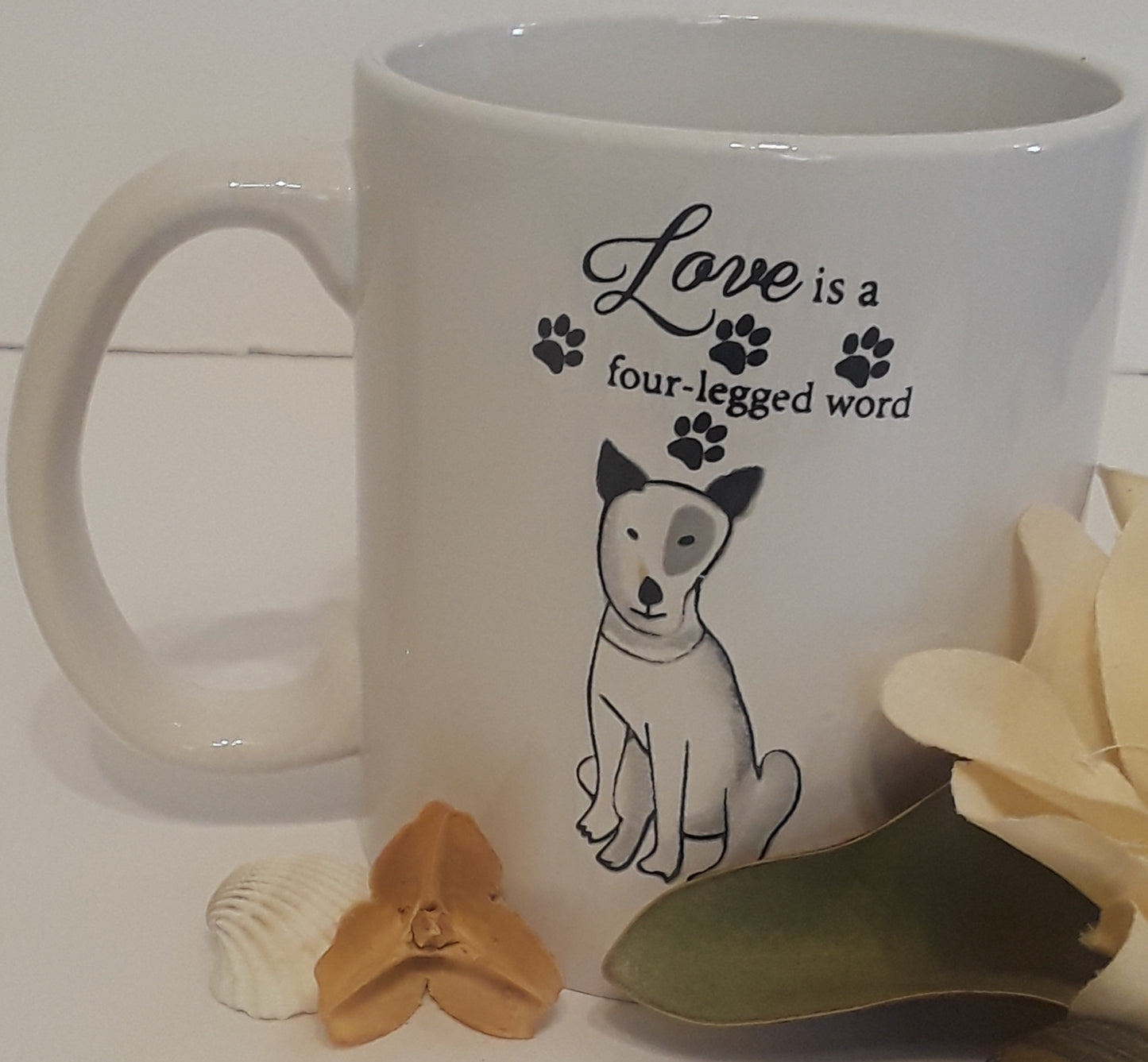 Love is a Four-Legged Word Mug 16oz