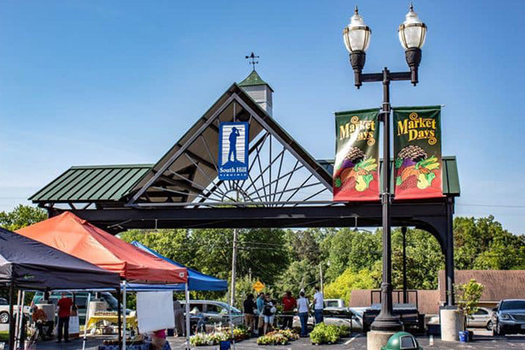 South Hill Farmers Market Market Square Virginia Mecklenburg County