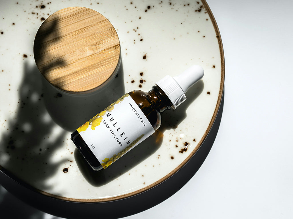 UniquelyForU Mullein Leaf Tincture Wild Crafted UNIQUELYFORU.COM